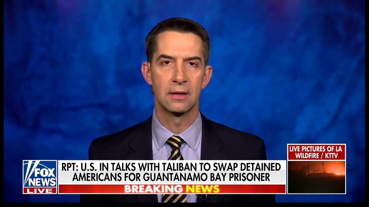 Sen Tom Cotton: Add Releasing Gitmo Terrorists to Biden's Sorry Legacy