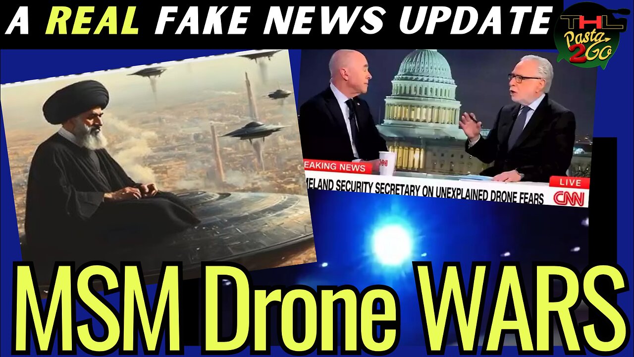 A REAL Fake News Update | MSM Won't Report on 'Project Blue Beam' - They’re ALL Lying About the Drones!