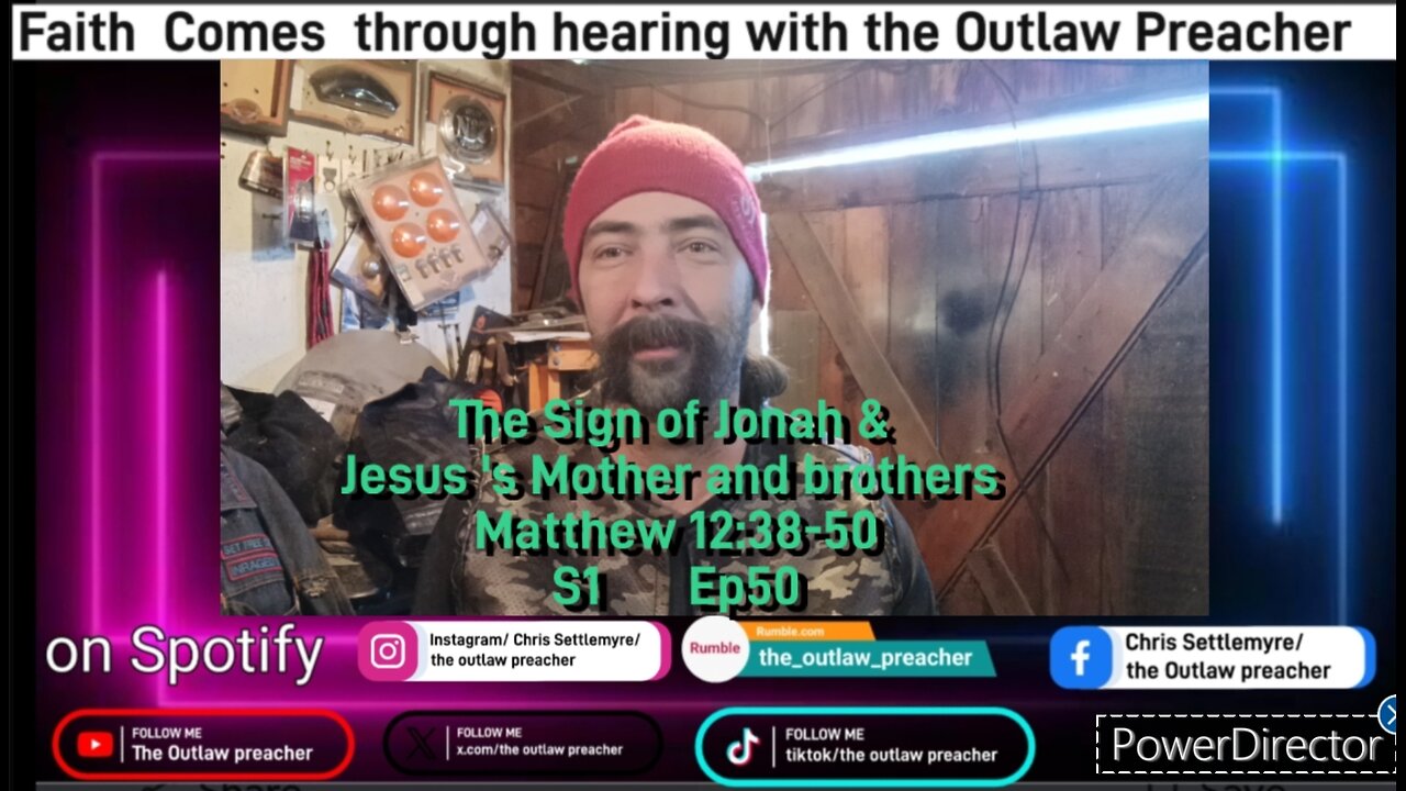 The Sign of Jonah & Jesus 's Mother and brothers Matthew 12:38-50 S1 Ep50