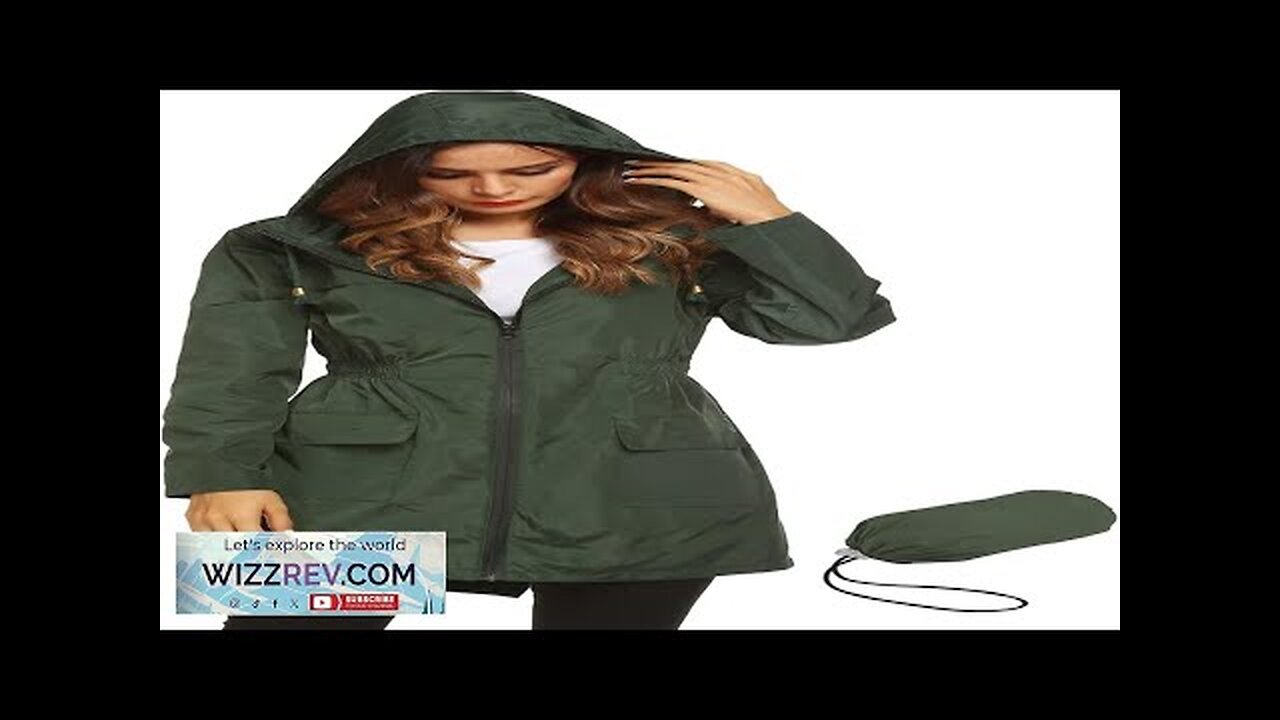 Lomon Women Waterproof Lightweight Rain Jacket Active Outdoor Hooded Raincoat Review