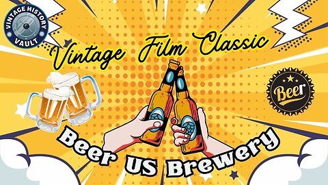 Vintage Film Classic Beer US Brewery.