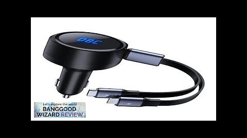 Car Fast Charging with Retractable Cable Type C for Apple Interface Dual Review