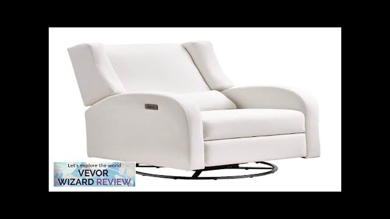 VEVOR Electronic Power Recliner and Swivel Glider 250 lbs Weight Capacity Swivel Review