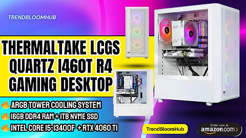 Thermaltake LCGS Quartz i460T R4 – The Ultimate Gaming PC for 2025!