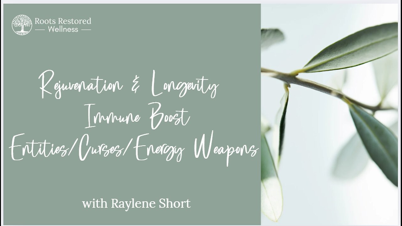 Rejuvenation & Longevity - Immune Boost - Entities/Curses/Energy Weapons QUANTUM HEALING