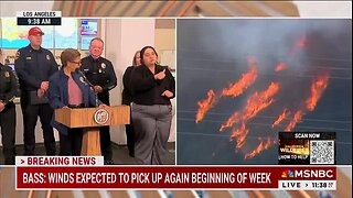 ‘Oh My Goodness’: L.A. Mayor Is Asked if She Would Fire LAFD Chief over Her TV Appearances Criticizing the $17M Budget Cut