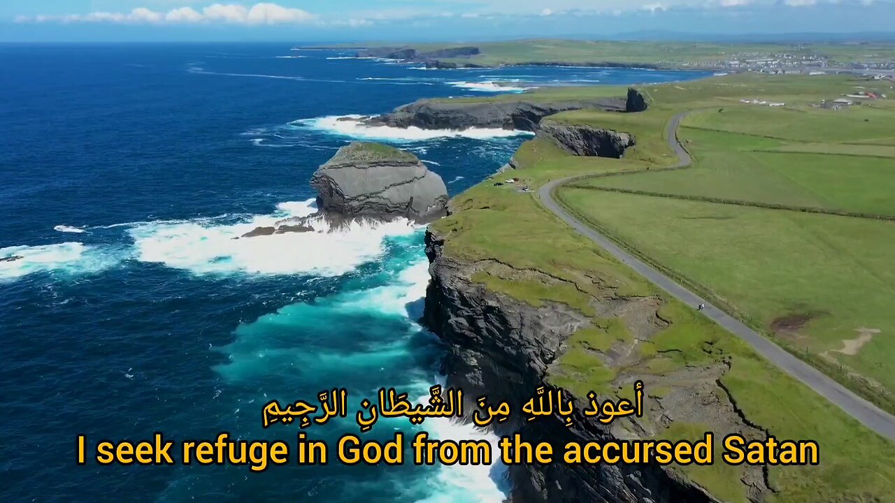 A very beautiful view with a very pleasant sound