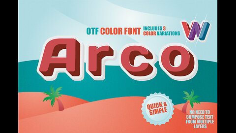 Color font - Arco