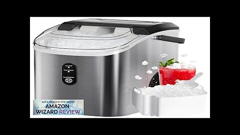 FREE VILLAGE Nugget Ice Maker Countertop Pebble Ice Maker Machine with Soft Review