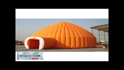 Good quality large Orange dome tent camping tent inflatable dome tent Review