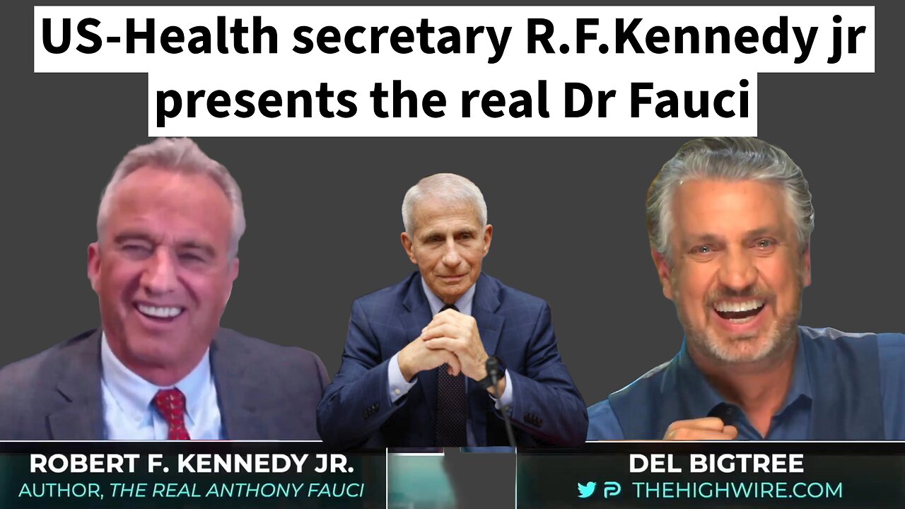 US-Health secretary Robert.F.Kennedy jr. presents the real Dr Fauci