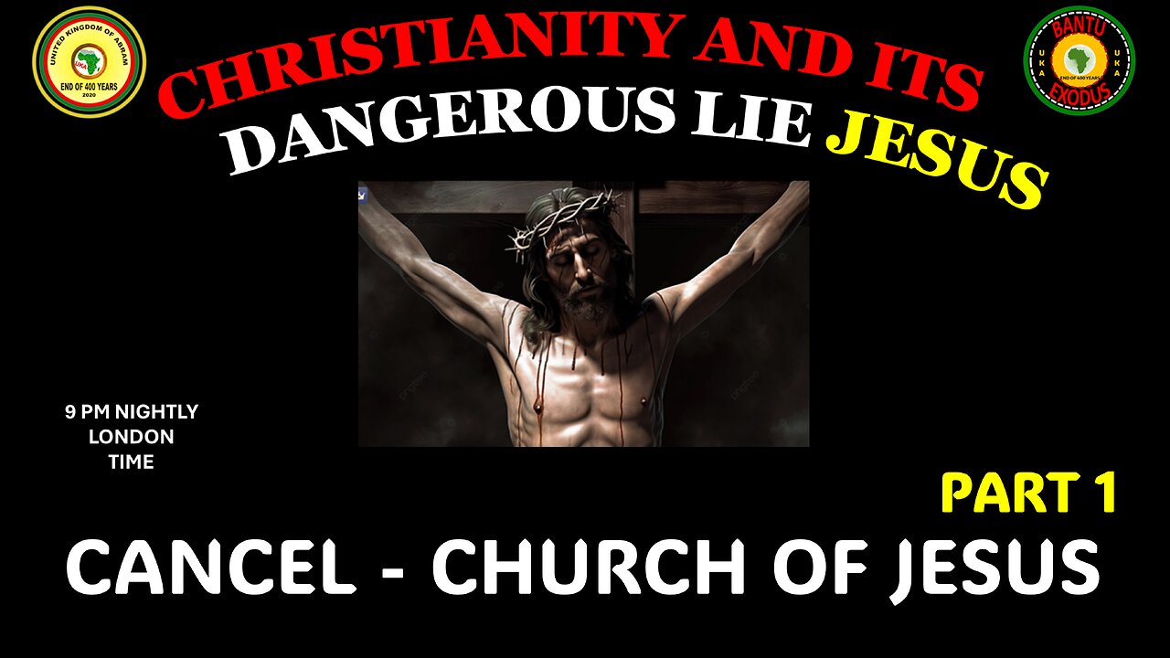 AFRICA IS THE HOLY LAND || CHRISTIANITY AND ITS DANGEROUS LIE JESUS || CANCEL THE CHURCH OF JESUS P1