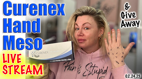 Live Curenex Hand Mesotherapy, and giveaway! AceCosm.com and code Jessica10 Saves you money