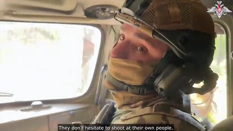 Russian Servicemen Save Civilians under Fire by Zelensky Ukrainian Nazi Military