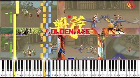 Golden Axe - Turtle Village Piano MIDI