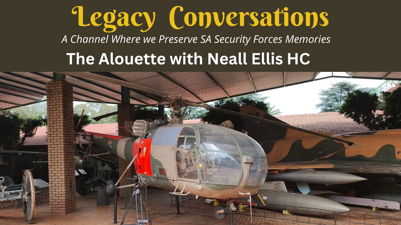 Col Neall Ellis HC speaking on the Alouette 3