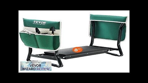 VEVOR Garden Kneeler and Seat 330 lbs Load Capacity 8" EVA Wide Review