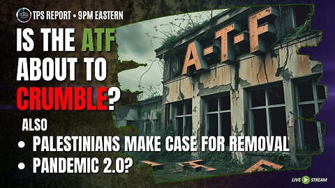 🔥Drain the ATF swamp, Government Credit Cards & Pandemic Déjà Vu!🔥
