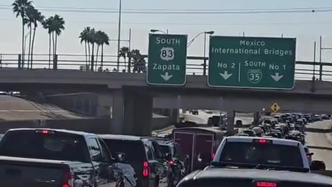 The roads are packed with people heading back to Mexico… 👀