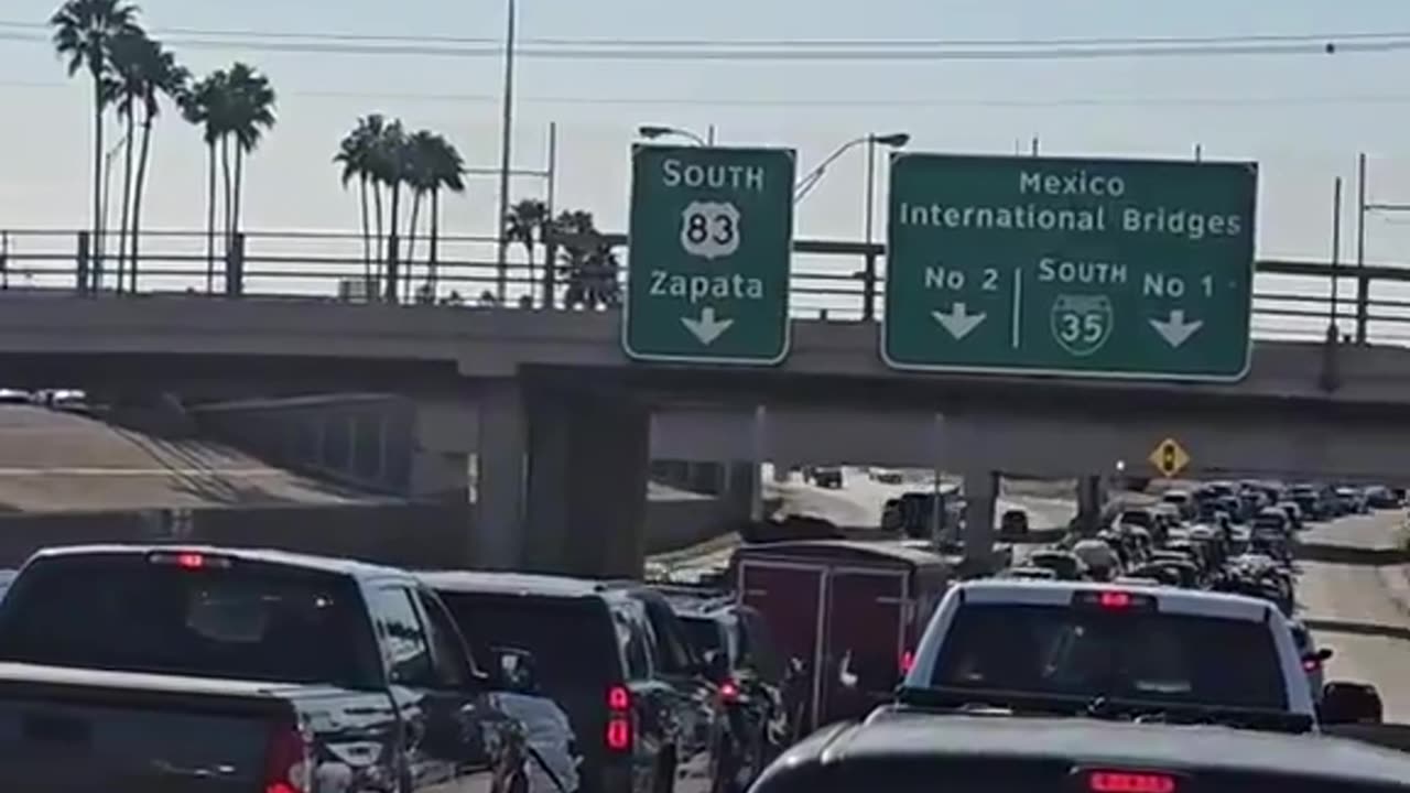 The roads are packed with people heading back to Mexico… 👀