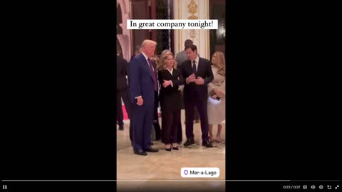 Marco Rubio đã tháp tùng Trump đến Mar-a-Lago tối nay để tiếp đón Thủ tướng Ý Giorgia Meloni.