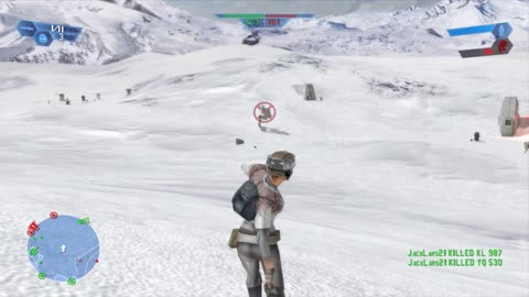 SWBF 2004: Instant Action Hoth: Echo Base Rebels Gameplay