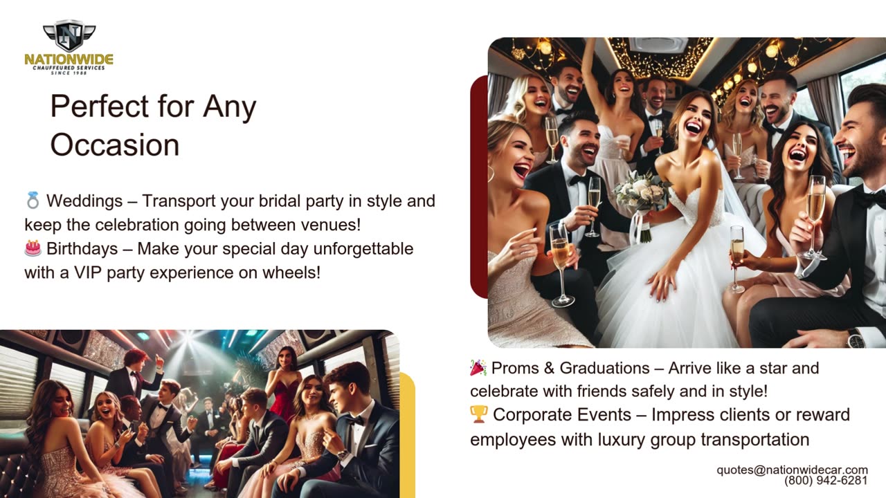 Affordable Party Bus Rentals for Weddings, Birthdays, and Other Special Events