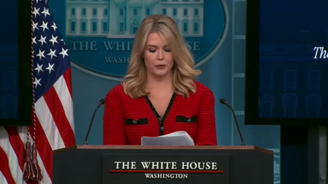 Karoline Leavitt Summarizes President Trump's Executive Actions Since The Previous WH Briefing