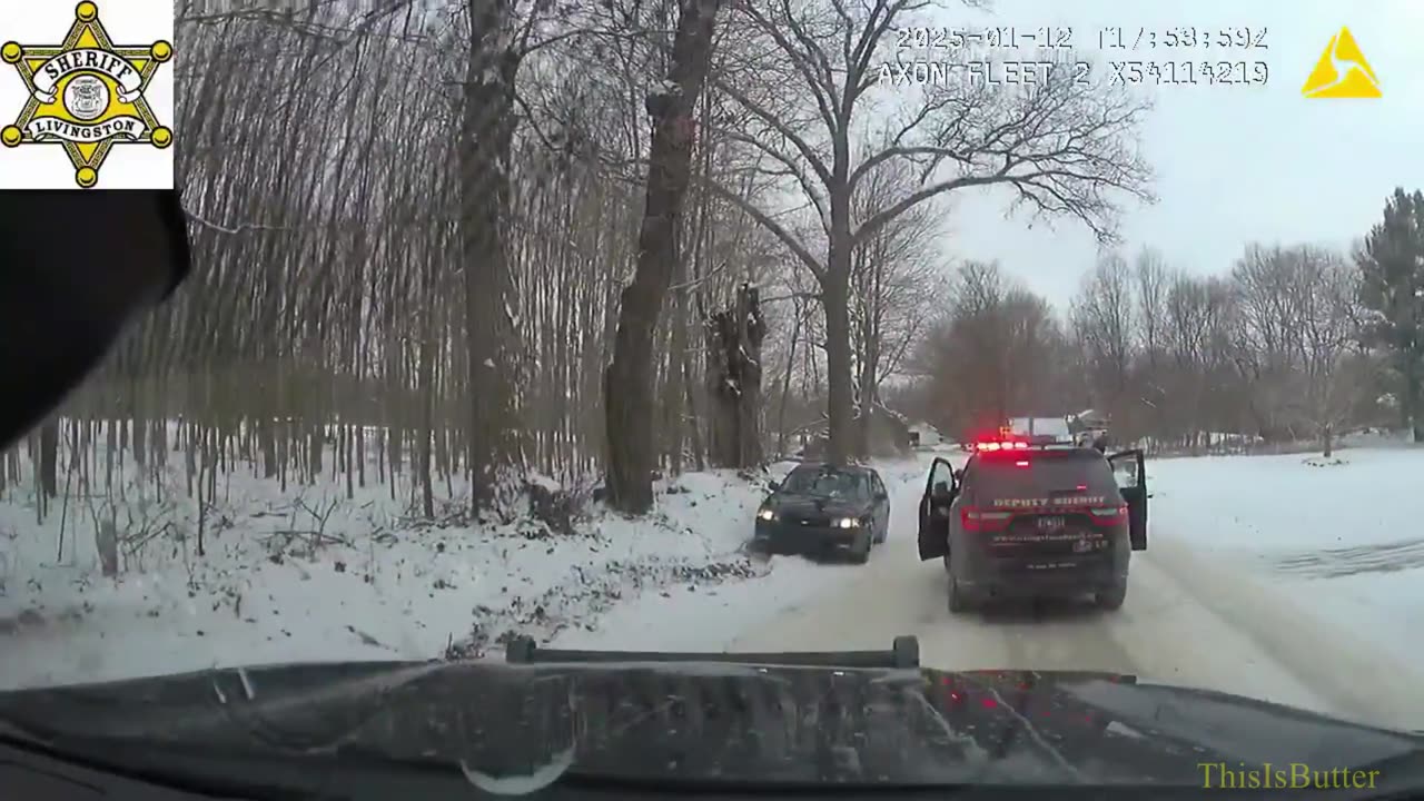 Livingston County deputies perform life-saving aid after suspect cuts himself in his neck