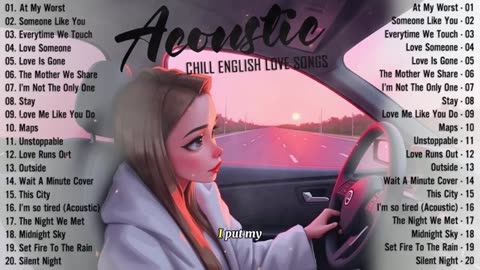 Best Acoustic Songs 2025 💖 Chill English Acoustic Love Songs Cover 💖 Acoustic Songs 2025 Playlist