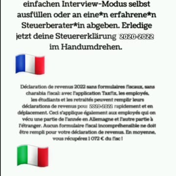 Taxes in Germany, France & Italy