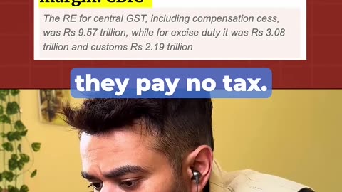 INDIRECT TAX in India is one of the Highest, & still Indians 'think' they do