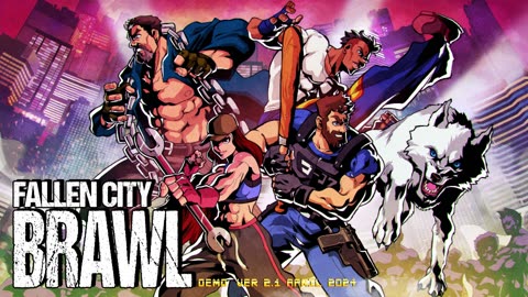 Fallen City Brawl - Playthrough GameMaker martial arts Beat em up