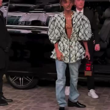 Jaden smith at Louis vuitton