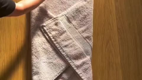 And you know how to fold a towel correctly