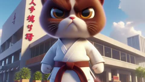 Small kitten take revenge #cat #kitten #cute #catlover #cutecat #shorts