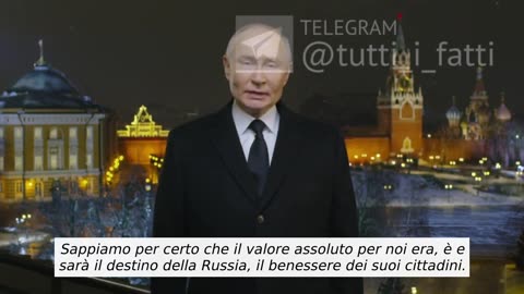 📢Discorso di Capodanno di Putin: "la Russia ha ancora molte cose da risolvere