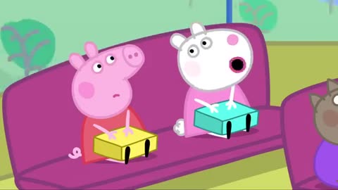 Peppa Pig Goes On A School Bus Trip