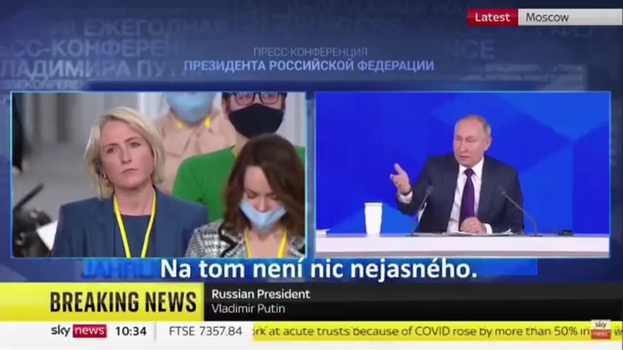 Putin odpovídá