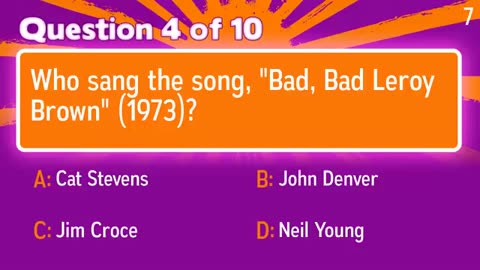 Who Sang These Hits From 1973?