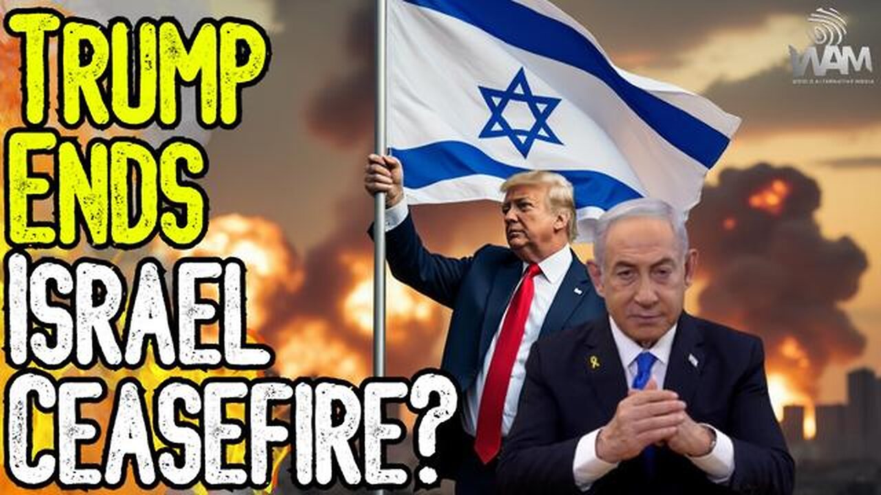 TRUMP ENDS ISRAEL CEASEFIRE? - Israel Wants Mass Migration In Europe! - Palestine Annexed For Resort