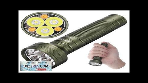 Astrolux® ST06 6*LED 2800LM Super Bright Tactical Flashlight with 3000K 6500K Dual Review