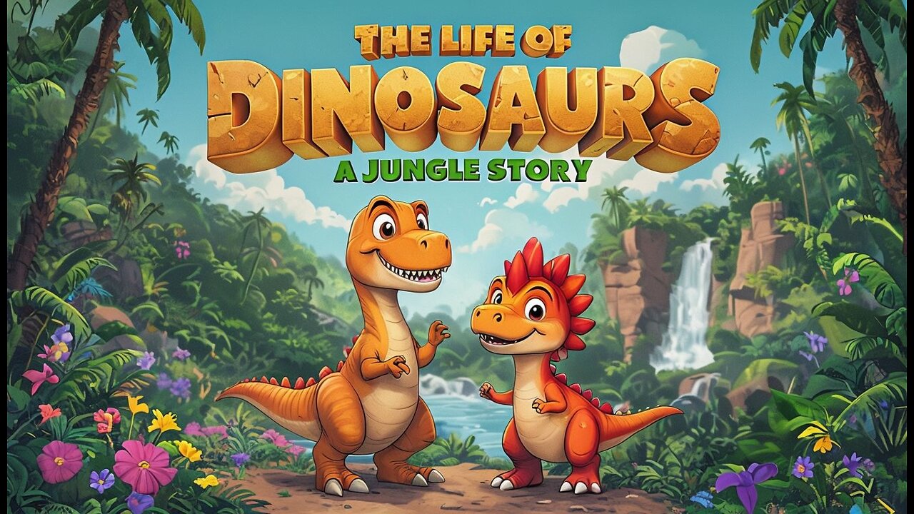 "Life of Dinosaurs in the Jungle | A Prehistoric Adventure"