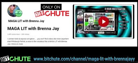 4000 deep dives | MAGA LIT with Brenna Jay CHANNEL can ONLY be found on BitCHUTE