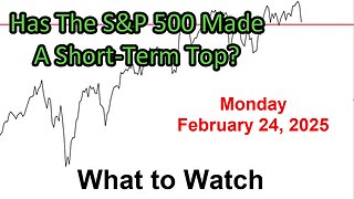 S&P 500 What to Watch for Monday February 24, 2025