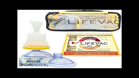 LifeVac Yellow Travel Kit Portable Suction Rescue Device First Aid Kit Review