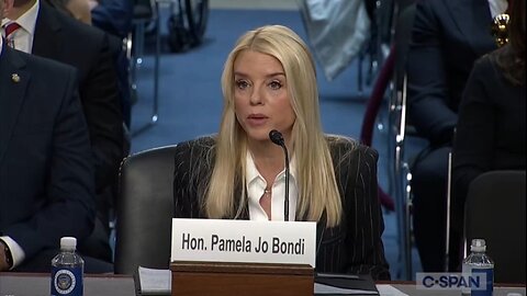 2020 Election Fraud, J6 & Qatar | Pam Bondi Confirmation Hearing