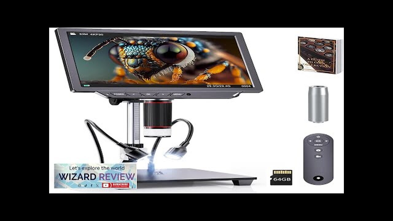 4K Digital Microscope 2000X Magnification 8