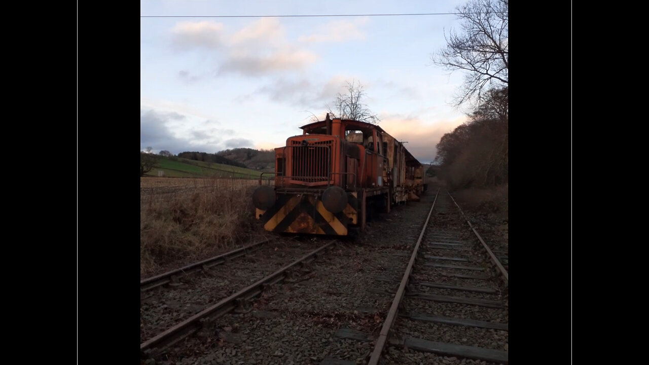 Mean-arsed locomotive monstrosity found rotting on disused line