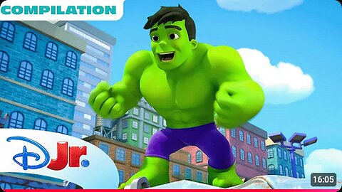 Hulk's Best Moments! _ Marvel's Spidey and his Amazing Friends _ @disneyjr